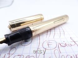 Sheaffer Smooth Gold Filled Overlay Ring top Fountain Pen restored