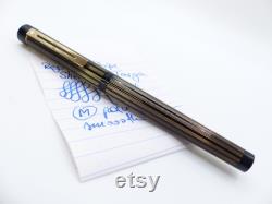 Sheaffer Targa Regency Stripe 675 Fountain Pen restored, boxed