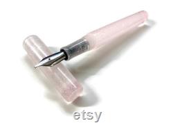 Soft Pink Burton Model Custom Handmade Fountain Pen