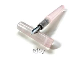 Soft Pink Burton Model Custom Handmade Fountain Pen