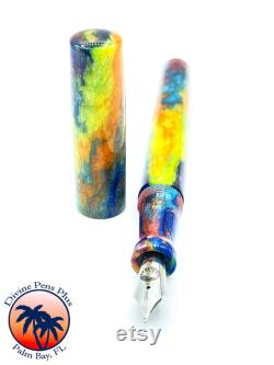 Spes Fountain Pen Birds of Paradise DiamondCast by Divine Pens Plus