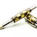 Statesman Fountain Pen Kit Rhodium 22k gold Wenge Wood and Baltic Amber