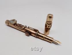 Steampunk fountain pen.