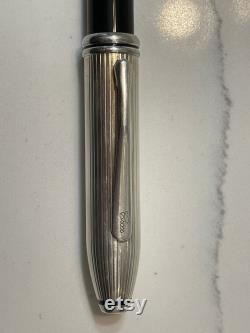 Sterling silver cap pen I fountain pen I cross pen I birthday present I vintage pen I Art Deco