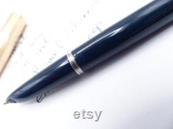 Teal Blue Parker 51 Vacumatic Fountain Pen restored