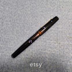 Tianzi Maki-e Urushi Lacquer Fountain Pen,Piston-Fill Fountain Pen