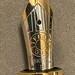 Tiffany and CO Black Resin Piston Fountain Pen 18 K Gold BROAD NIB
