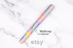 Unicorn Poop DiamondCast (aka Sweet Dreams) Watts Slim Model 6 Jowo Nib Handmade Fountain Pen