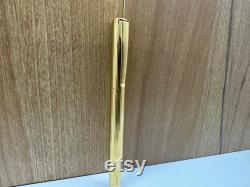 Unique Amazing Waterman 18K Gold 750 Fountain Pen Made in France Plaque Org