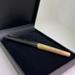 Vintage 1960's Montblanc Black and Gold Fountain Pen 224, 14K Gold Nib.