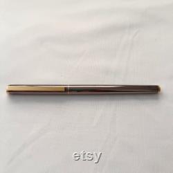 Vintage Alfred Dunhill Gunmetal and Gold Fountain Pen