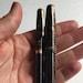 Vintage Canadian Parker Brown Gold Striped Laminated Celluloid Vacumatic Fountain Pen Mechanical Pencil Set