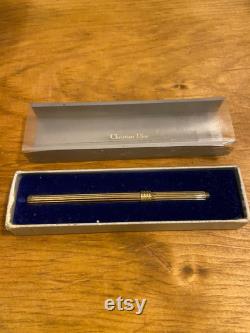 Vintage Christian Dior Pen in Box Silver 925 Swiss Made