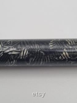 Vintage, Conway Stewart 27, Grey, Crosshatch Pattern, Fountain Pen, Fully Restored, Ready to Write.