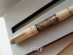 Vintage Marlen Il David Fountain Pen 18K Gold Nib J