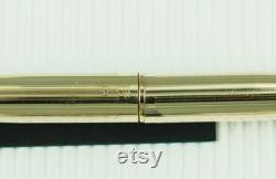 Vintage Nice Gold PLated Fountain Pen Parker, 14K Gold F Nib, Made in France