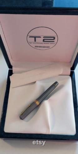 Vintage Omas T2 Titanium A Fountain Pen Paragon Nib 18K