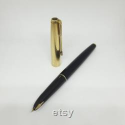 Vintage Parker 61 Fountain Pen 12k Gold Filled Cap