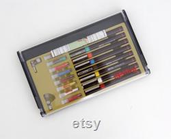 Vintage Rotring Rapidograph Iso Technical Drawing Lettering Pen Set of 8 Pens New unused set in a box