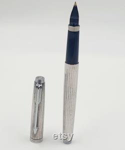 Vintage Silver Plated Parker 75 Fountain Pen Sterling Silver Brand Fountain Pen