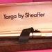 Vintage, Targa by Sheaffer Fountain Pen, Gold Electroplated, Nib 14K, In Original Case, Paperwork