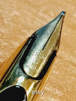 Vintage Waterman C F Fountain Pen 18 K Gold Nib Made in France