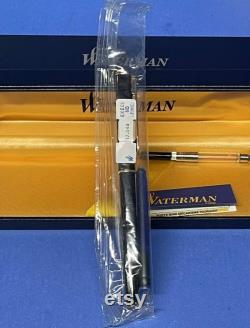 Vintage Waterman Executive Fine Point Fountain Pen Black with gold trim