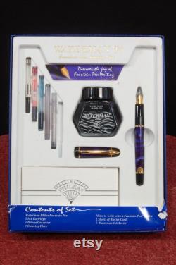 Vintage Waterman of Paris Phileas Fountain Pen Writing Set