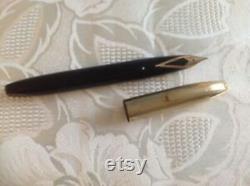 Vintage his and hers Sheafer Snorkel Fountain pens , 14 ct gold nibs (reduced)