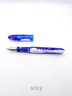 Violet Dreams Fountain Pen Kitless Fountain Pen Bespoke Fountain Pen Handmade Fountain Pen JoWo 6 Nib Fountain Pen Gift