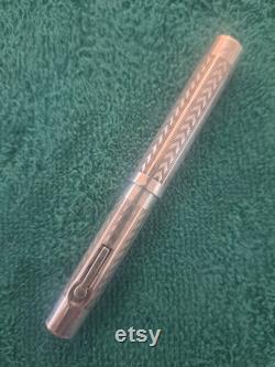 Wahl Sterling Silver 2 1920's Vintage Fountain Pen Super Flex to over 3mm