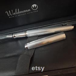 Waldmann Sterling Silver 925 Medium Steel Nib Fountain Pen