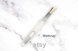 Walltown Sparkle Catsburg Model 6 Jowo Nib Handmade Fountain Pen