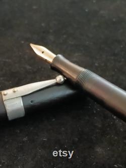 Waterman 52 BCHR Solid Silver Waterman Brand Addon Clip. Vintage Fountain Pen MFS 1 Superflex to 3.6mm Id 321