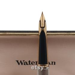 Waterman CF Silver Massif Fountain Pen with 18k Gold Nib Luxury Writing Instrument