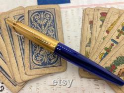 Waterman Edson blue sapphire fountain pen