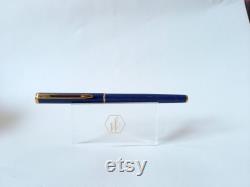 Waterman Executive Fountain Pen Blue, Gold Trim, Fine 18k Nib, laquer With Lapis Lazuli Pattern Fine Nib