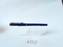 Waterman Executive Fountain Pen Blue, Gold Trim, Fine 18k Nib, laquer With Lapis Lazuli Pattern Fine Nib