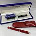 Waterman France Ballpoint Pen and Laureat Blue Fountain Pen Duo