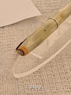 Waterman Nurses Pen, Mother of Pearl 1940's Vintage Flex Fountain Pen Flex to 2.46mm