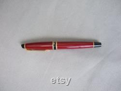 Waterman Paris Fountain Pen Filler for Cartridges Lacquer Red Black Vintage