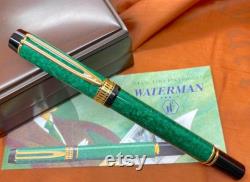 Waterman Patrician 1990's fountainpen green jade