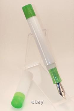 White green fountain pen
