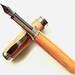 Wooden Fountain Pen Tulip Wood Made In USA Stainless Steel Hardware 004FPSSA