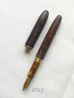 Wooden (Thai palm) Fountain Pen (with a genuine JOWO 6 nib)