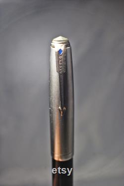 Working 1946 Black '51' Vacumatic Blue Diamond single Jewel fountain pen