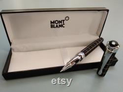 montblanc New Luxury Rollerball Pen classic design Starwalker Black color white stripes