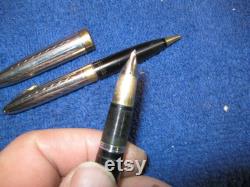 vintage Sheaffer's fountain pen and pencil 14 k gold nib